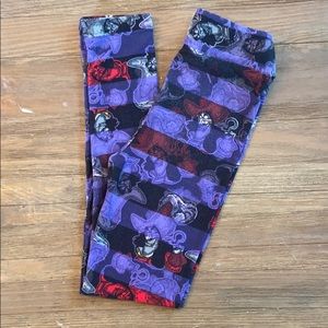 Girls LuLaRoe Disney Hook leggings l/xl